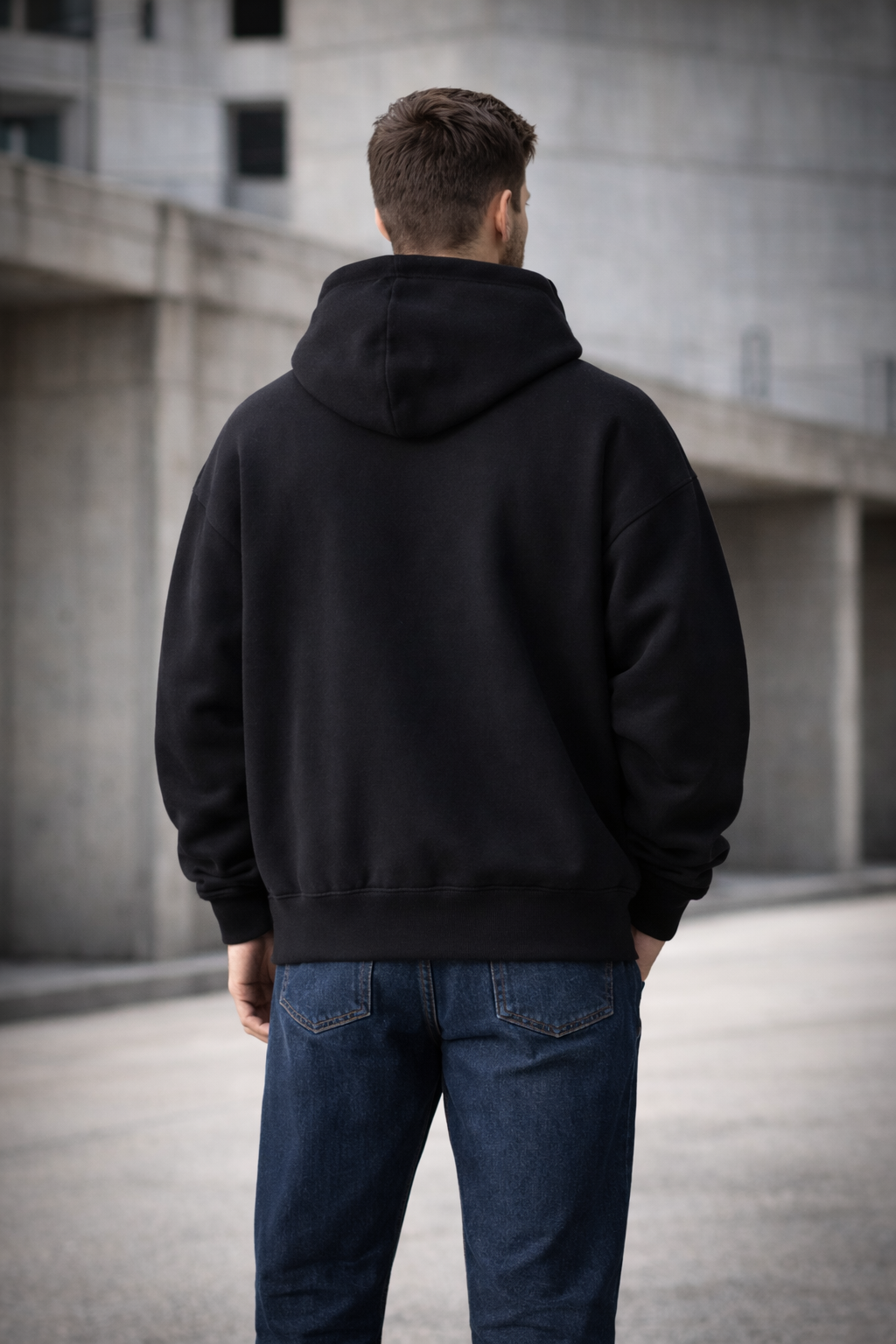 HPA Hoodie Ultra Heavyweight — 500 GSM ( Noir )